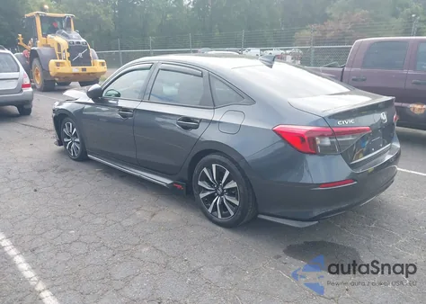 2022 Honda Civic Ex z USA, uszkodzony, nr VIN 2HGFE1F75NH319257